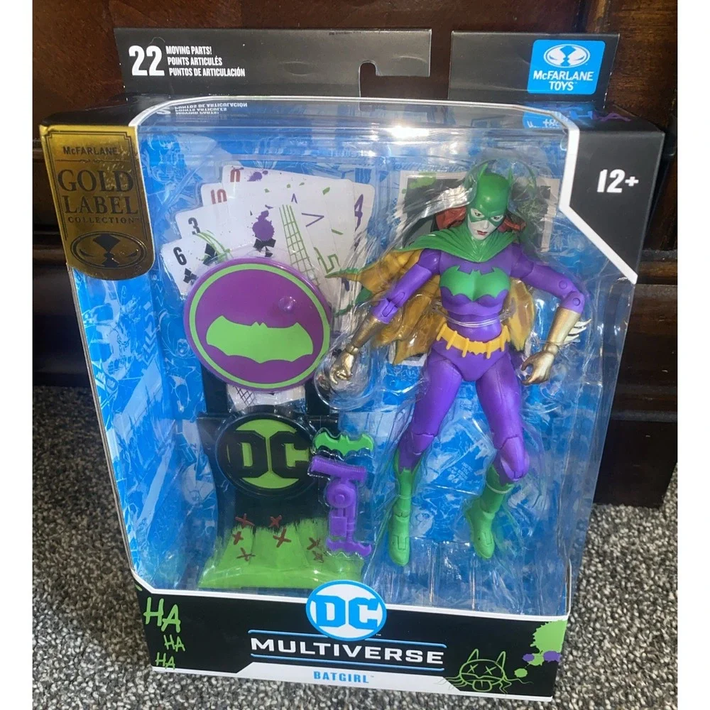 McFarlane DC Multiverse Gold Label Jokerized Batgirl Figure Batman Three Jokers
